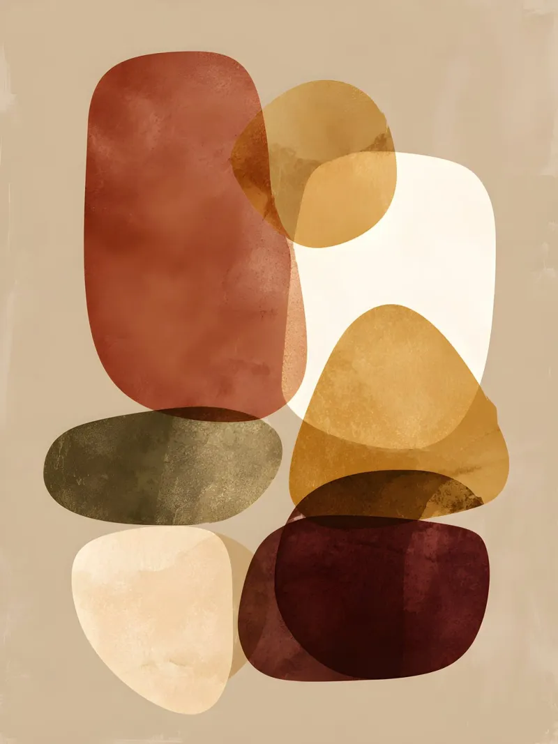 Earthy Abstract pellicola backlit da Gypsy Galleria