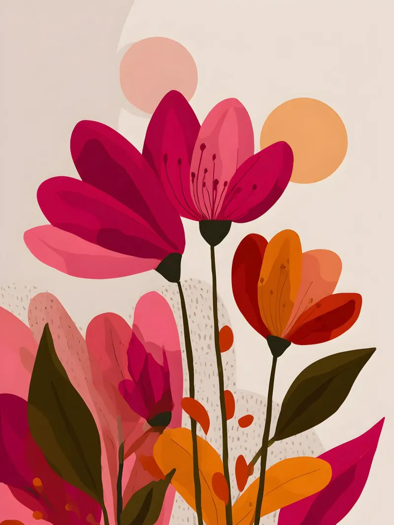 Minimal Floral carta hahnemühle da Gypsy Galleria