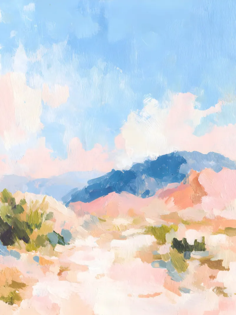 Abstract Landscape acrylic glass by Gypsy Galleria