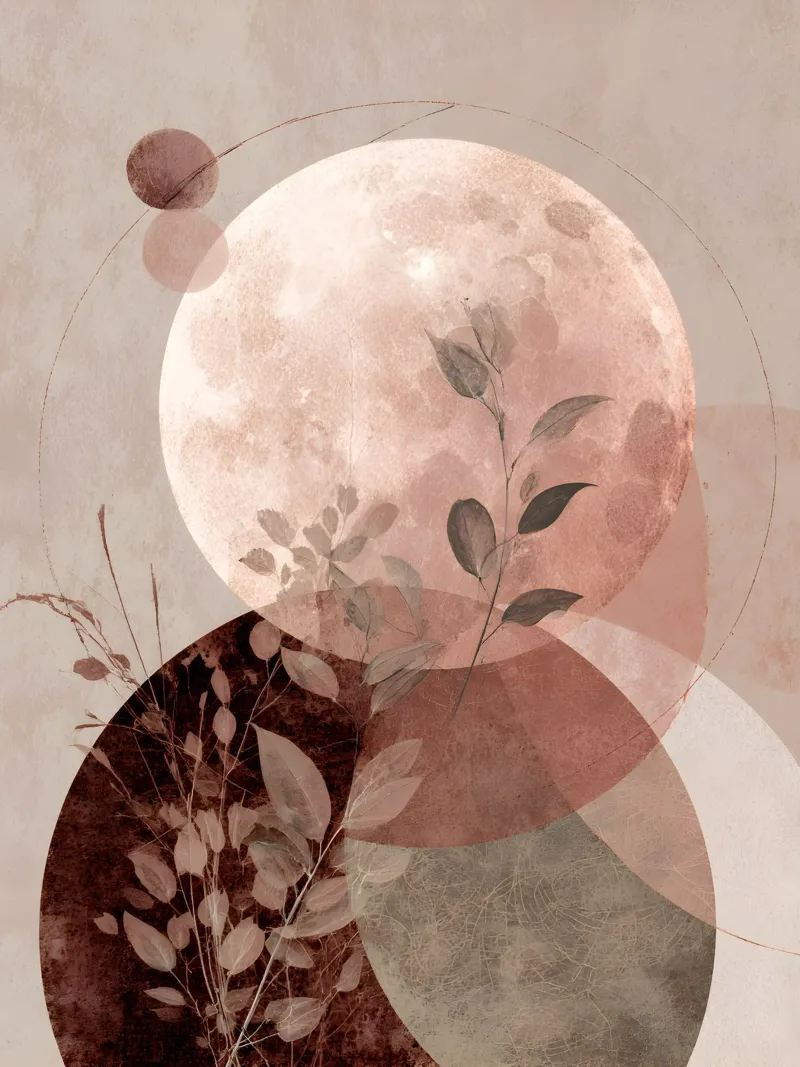 Full Moon Abstract pellicola backlit da Gypsy Galleria