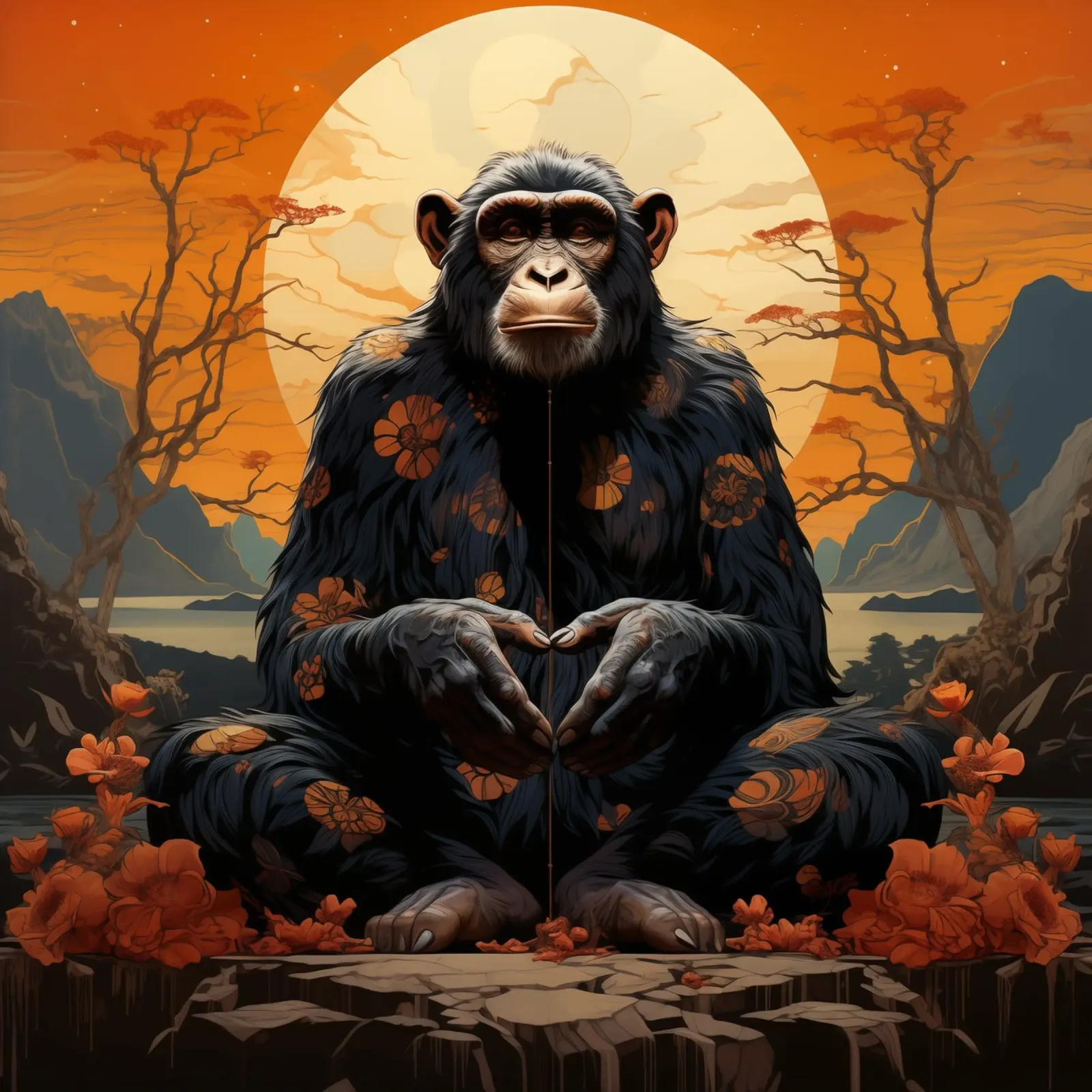 Zen Backlit Folie von Art Unleashed