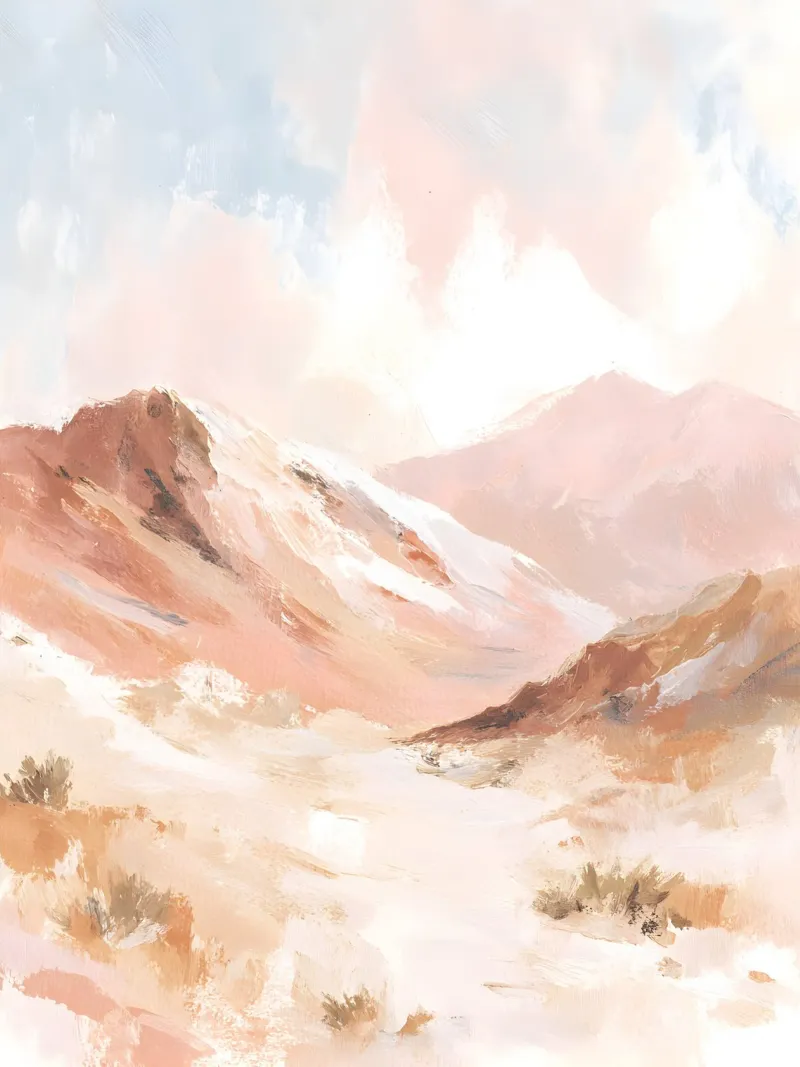 Serene Mountains hahnemühle by Gypsy Galleria