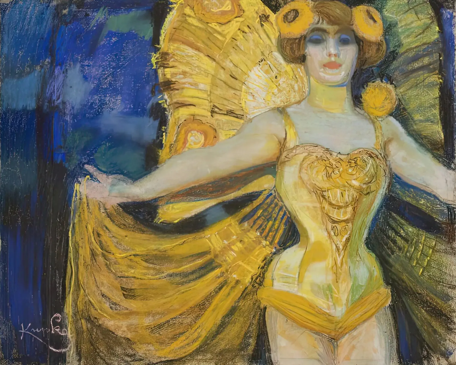 The dancer, 1900 canvas by martina