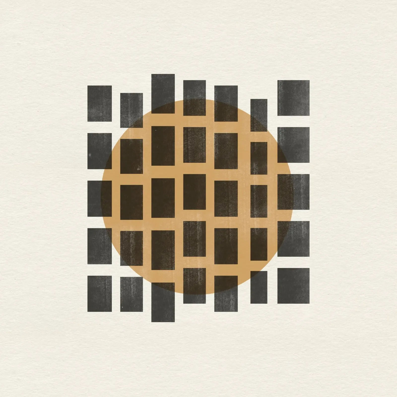 Papieren object nr. 8 canvas van The Miuus Studio