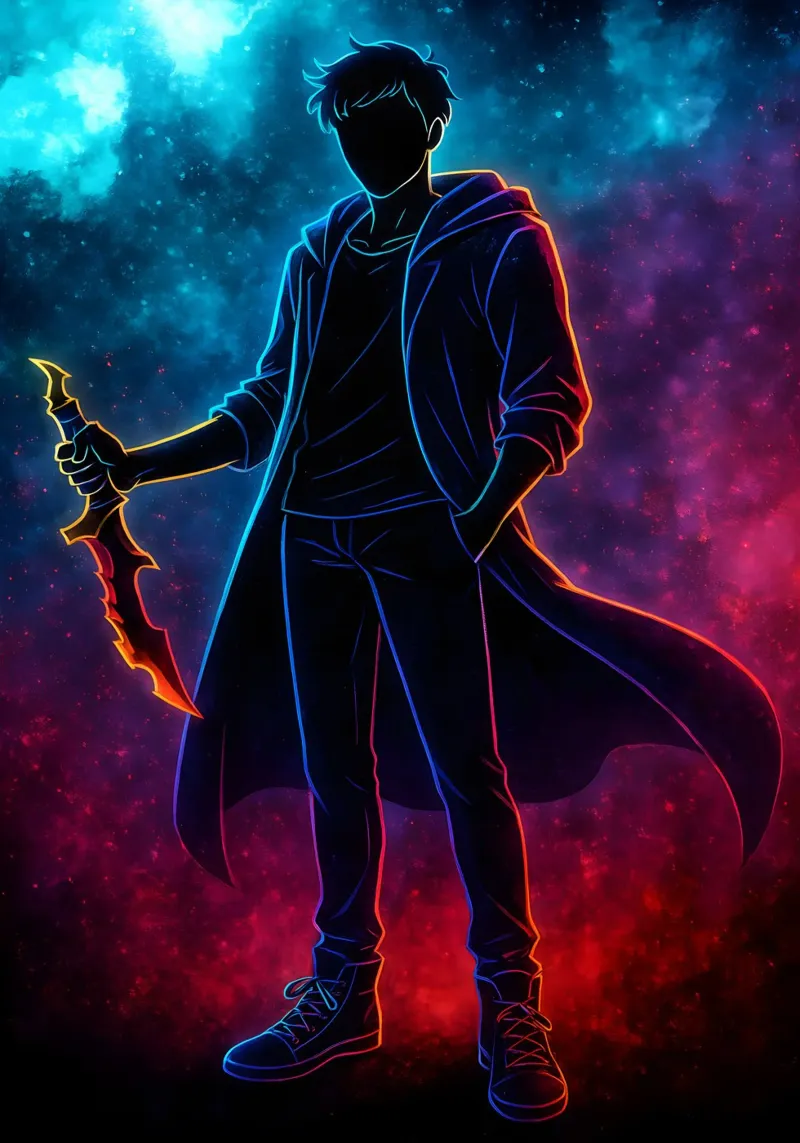 Soul Of Solo Leveling Sung Jin Woo pellicola backlit da DGSoulheroes