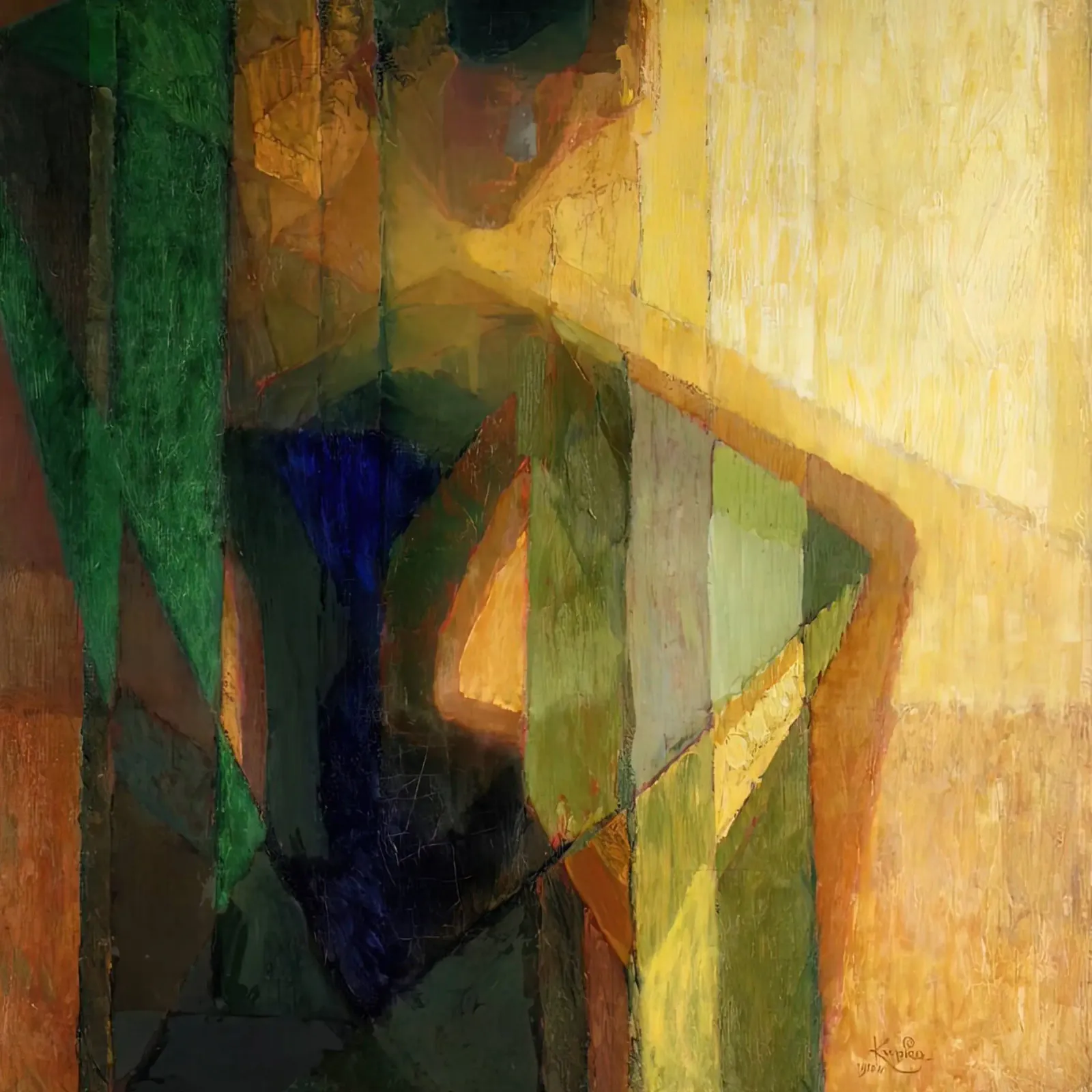 Pläne nach Farben, 1910 Leinwand von martina