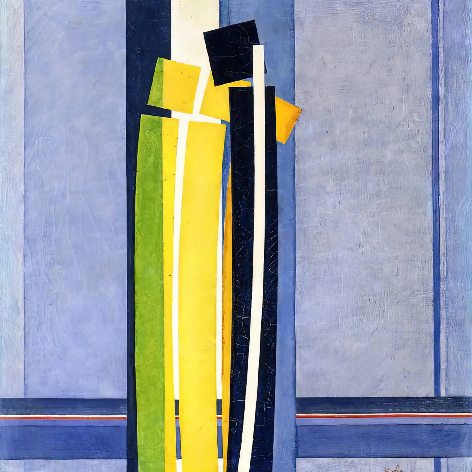 Curved plans, 1926-1930 canvas by martina