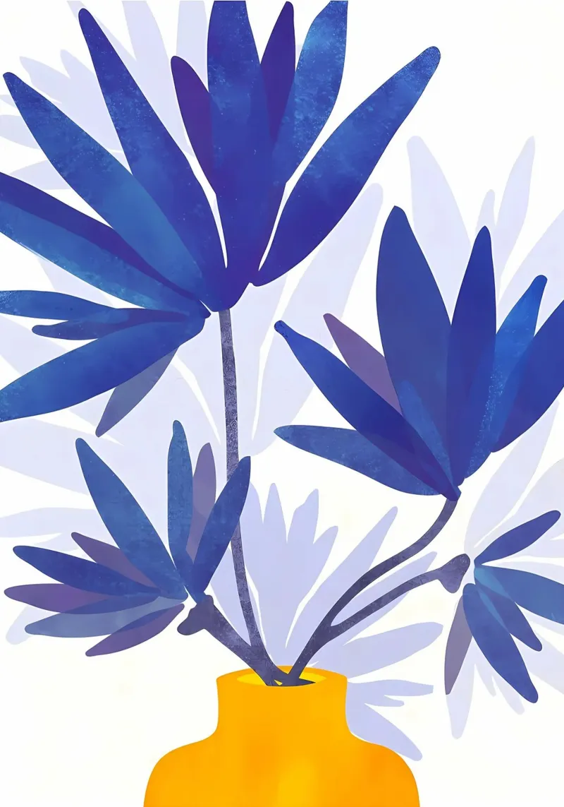 Floral Art acrylic glass by Jose