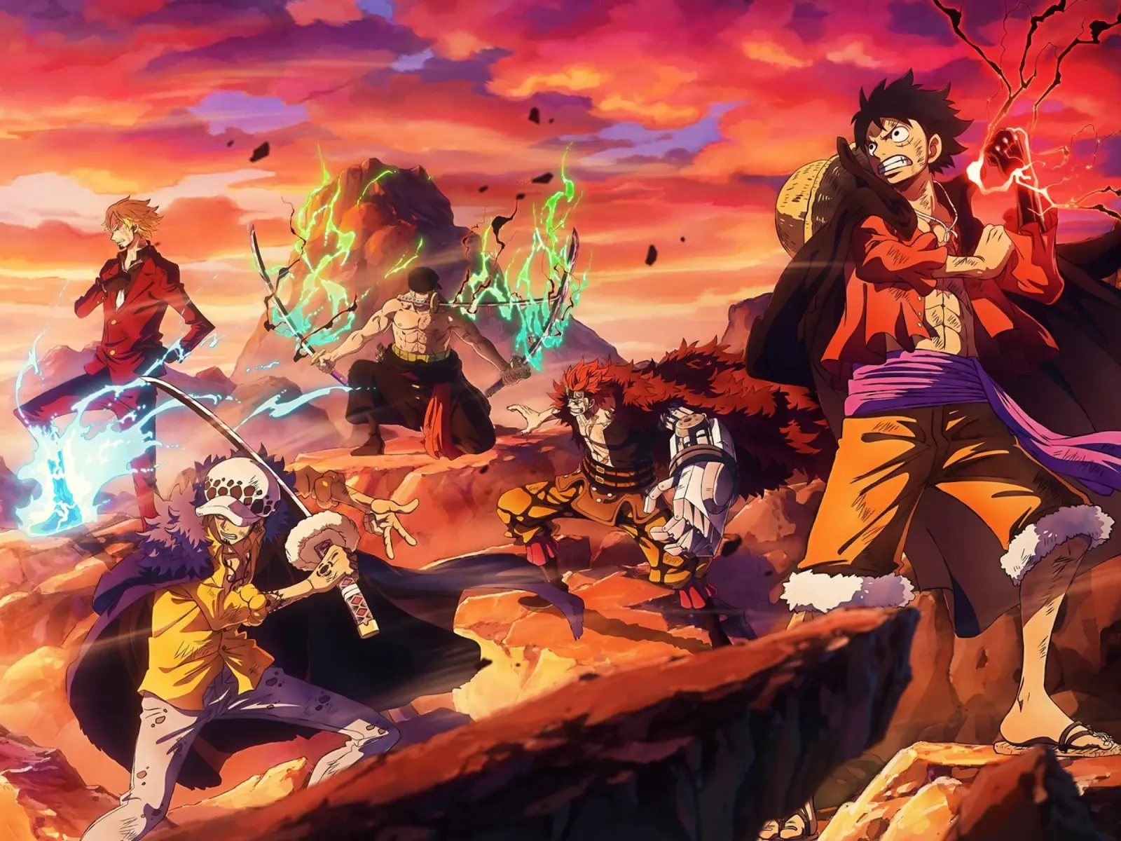 One piece fighting pellicola backlit da Musadad Shop