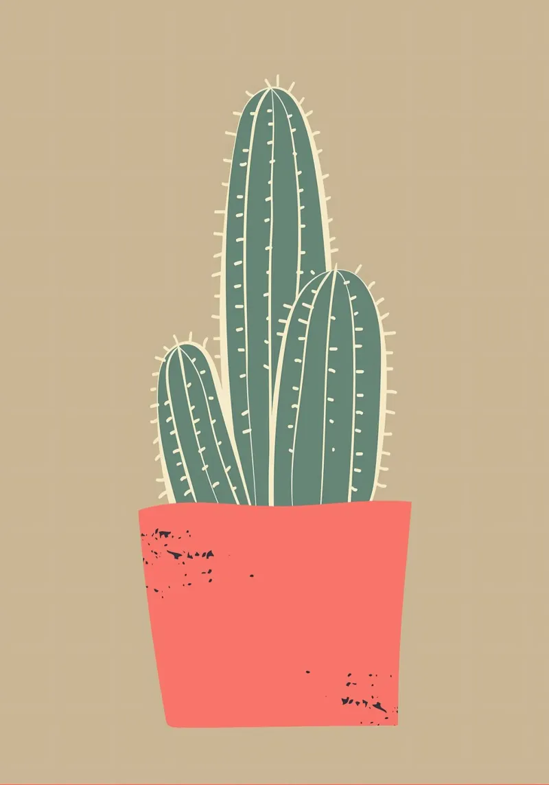 Cactus astratto pellicola backlit da Jose