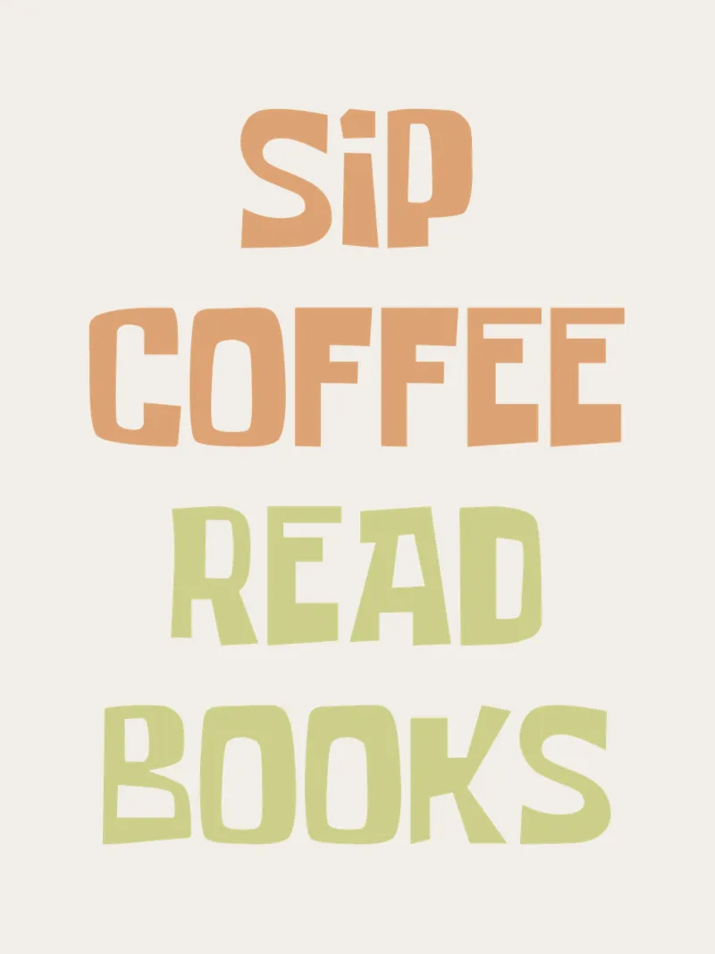 Tomar café Leer libros hahnemühle de Vintagrafica