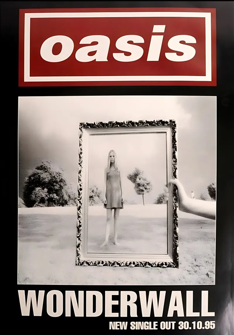 Wonderwall degli Oasis arte tela con Cornice a cassetta da domherrick1