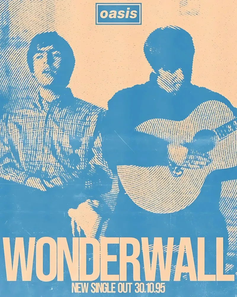 Oasis Wonderwall in blu pellicola backlit da domherrick1