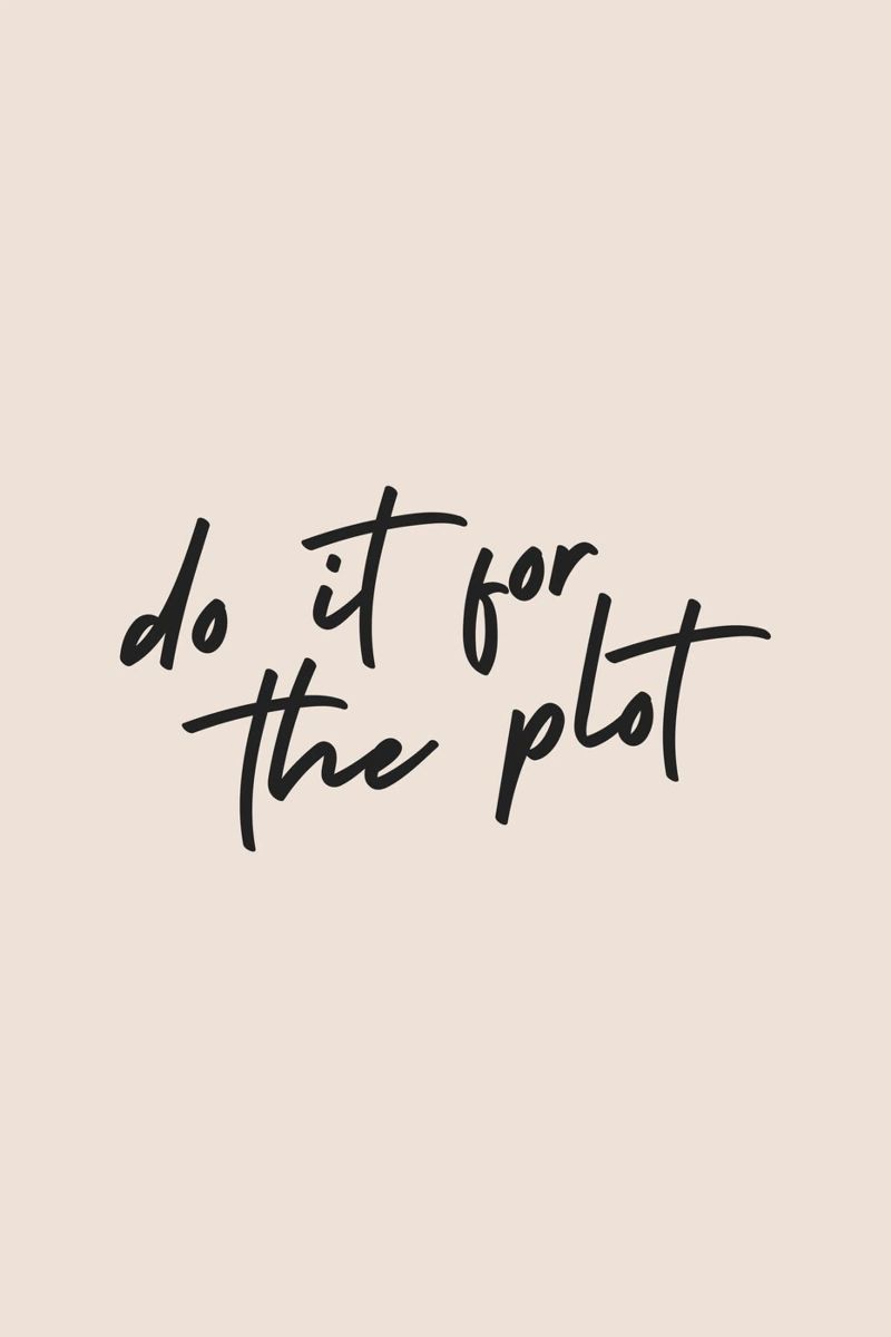do it for the plot poster con telaio in legno da Mottos by Sinan Saydik