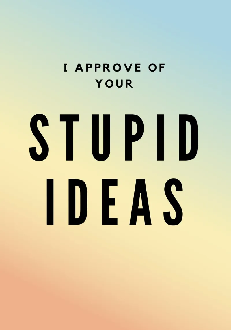 Stupid Ideas Welcome | Press Play Stampa originale d'arte pellicola backlit da Press Play Art Prints