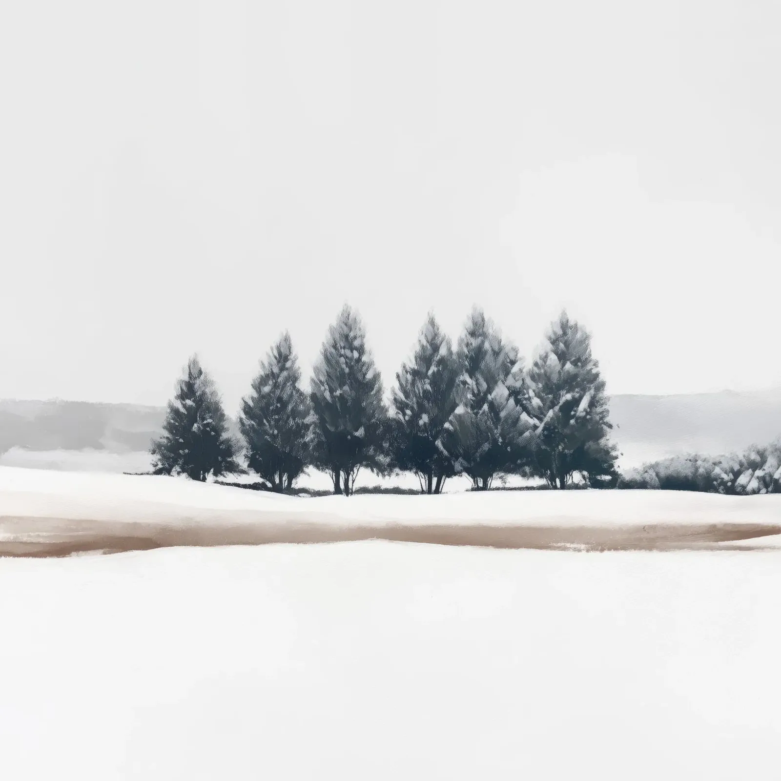 Whispers in the Snow carta hahnemühle da Dune