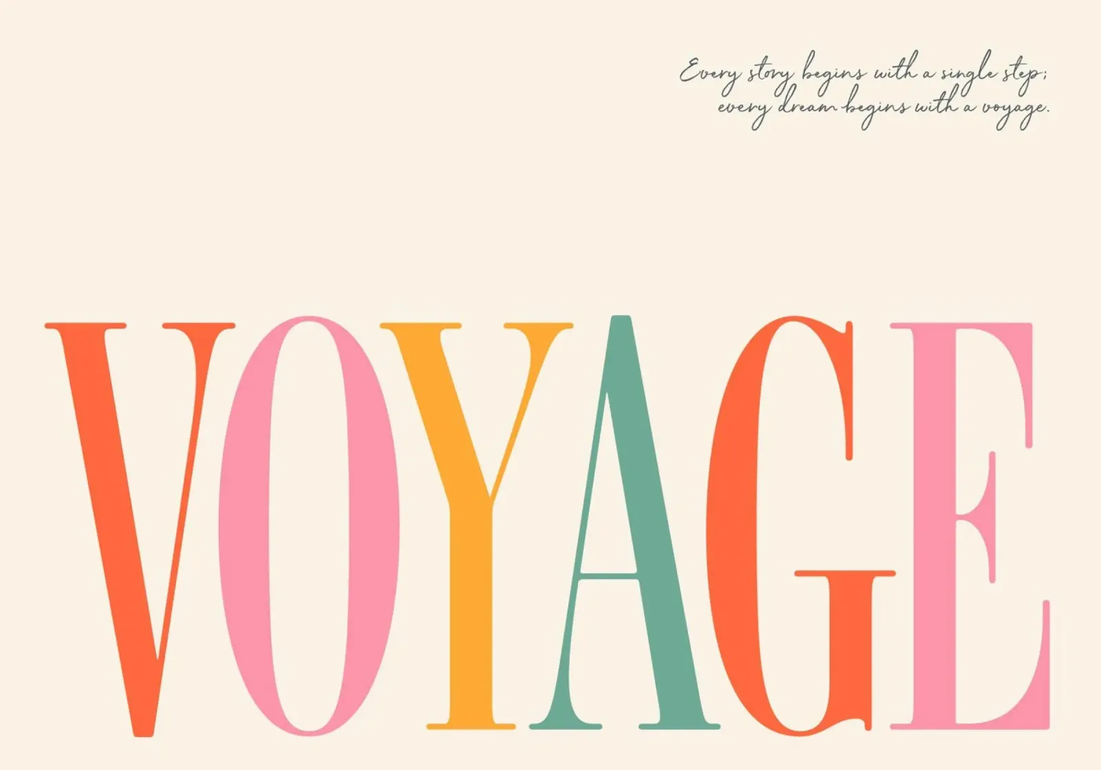 citaat woord tekst belettering canvas met Baklijst van Eva Rogers