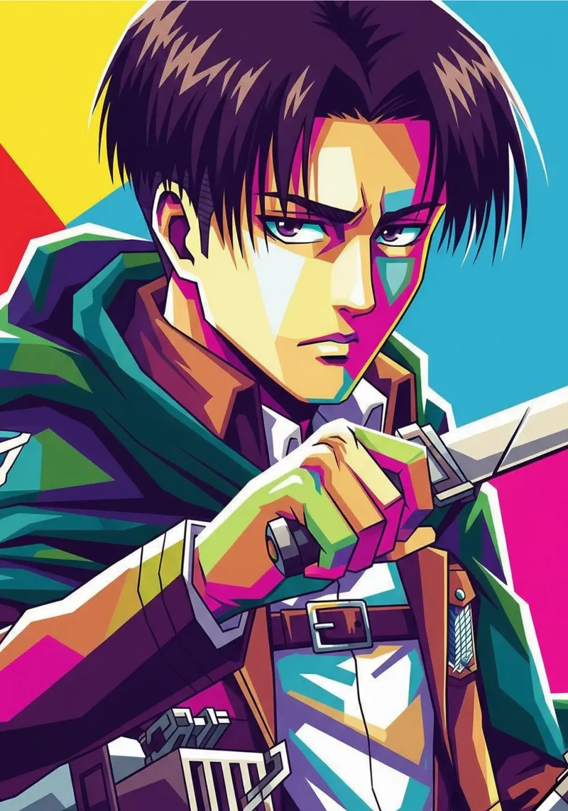 Attack On Titan - Levi Ackerman (5) hahnemühle de Hantamrata