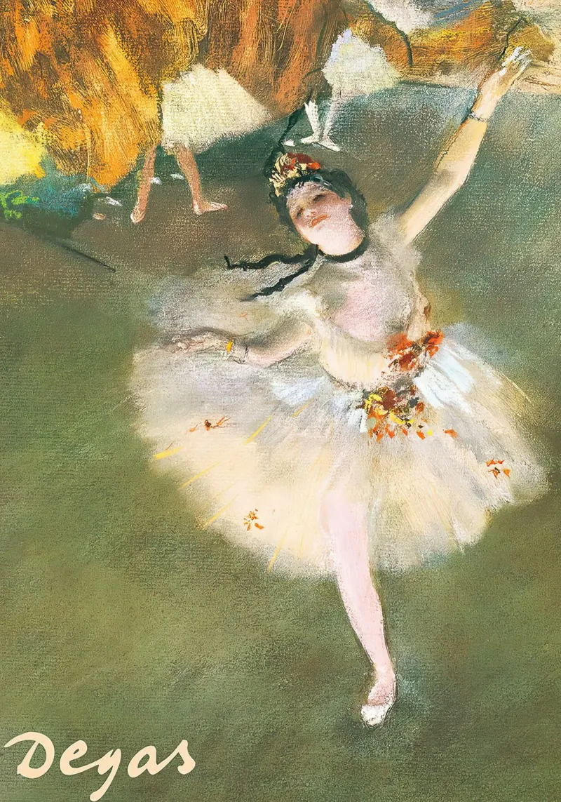 Ballerina - Edgar Degas pellicola backlit da Alfieson