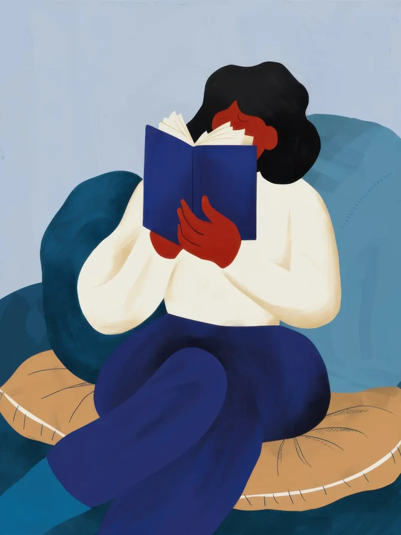 Momento di lettura immersiva carta hahnemühle da Obs Canvas