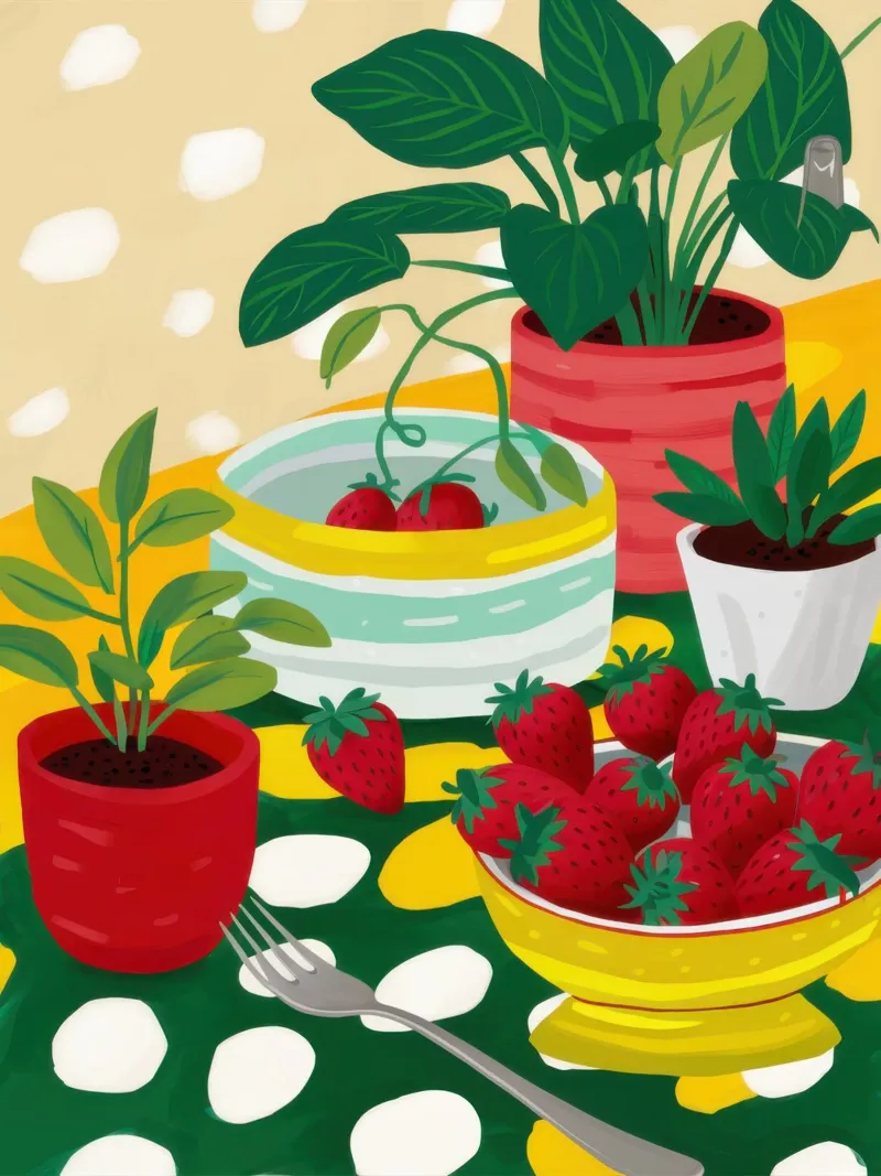 Natura morta in cucina poster con telaio in plastica da Selene Shade
