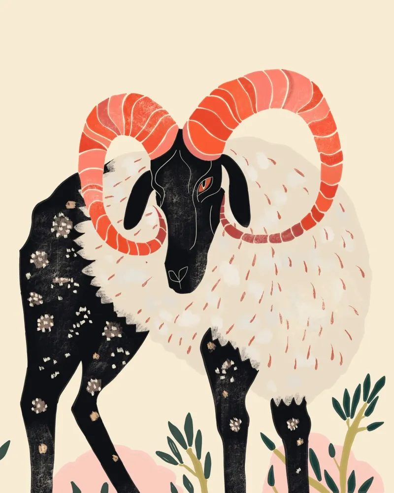 Majestic Ram canvas by ArtsySesta