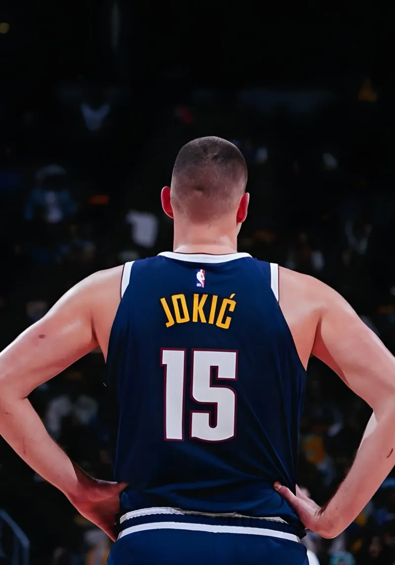 Nikola Jokić backlit film by Low poly art