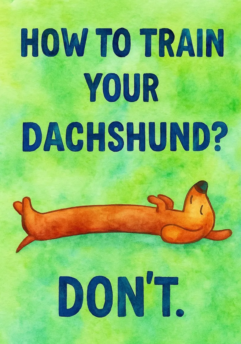how to train your dachshund art drawing canvas with Floater frame by pasadenan