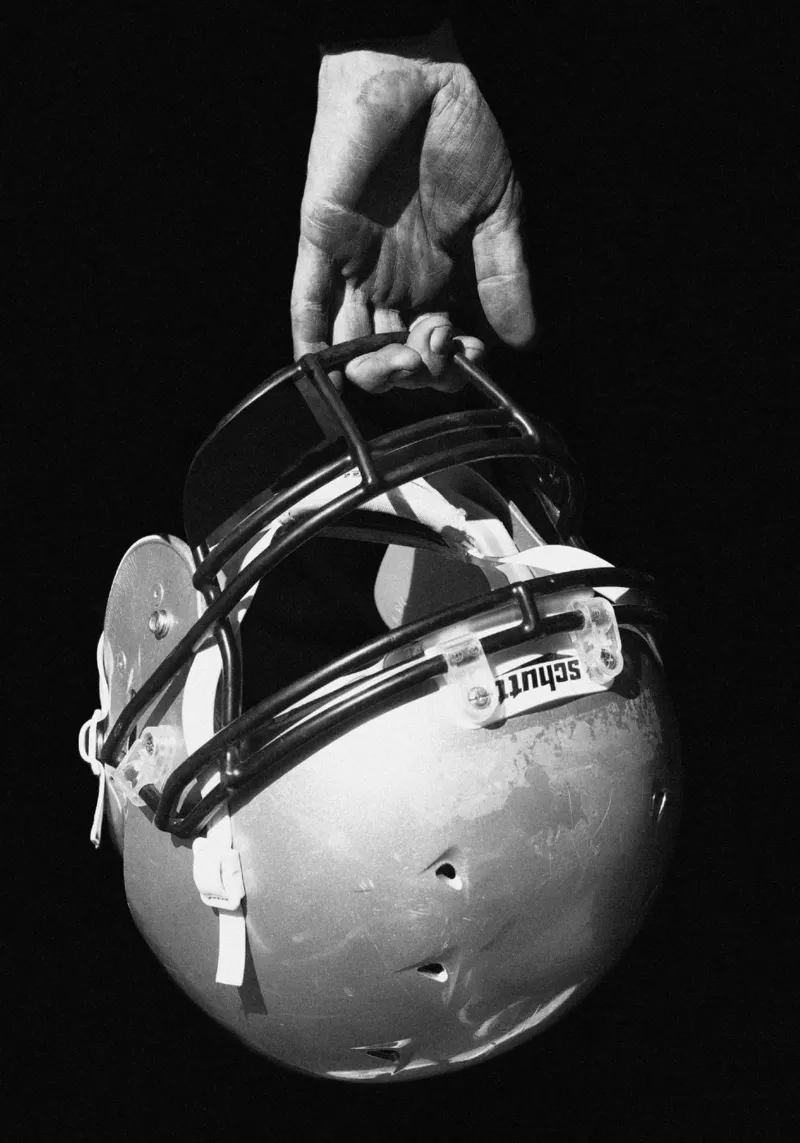 helmet football sports canvas by Amber Hughes