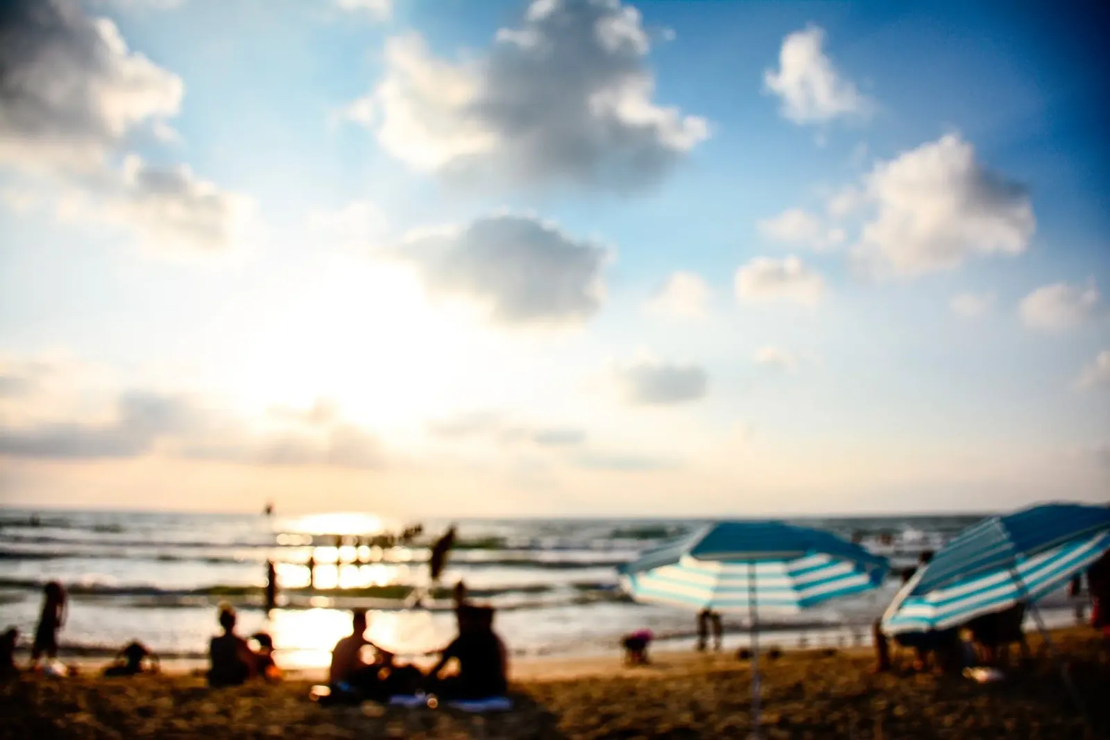 Tardo pomeriggio in spiaggia alluminio dibond da Tal Paz-Fridman
