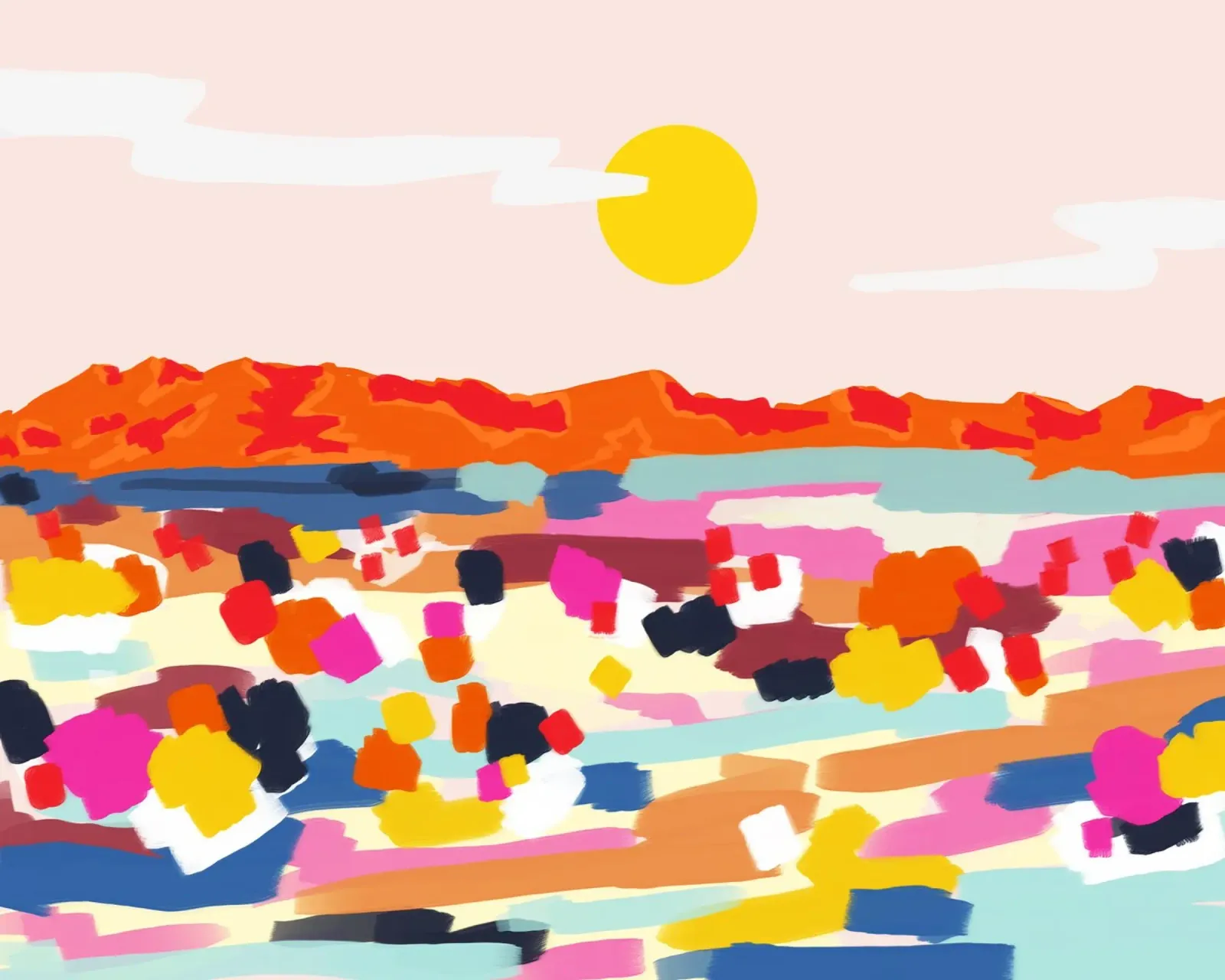 Romantic Landscape canvas by 83oranges