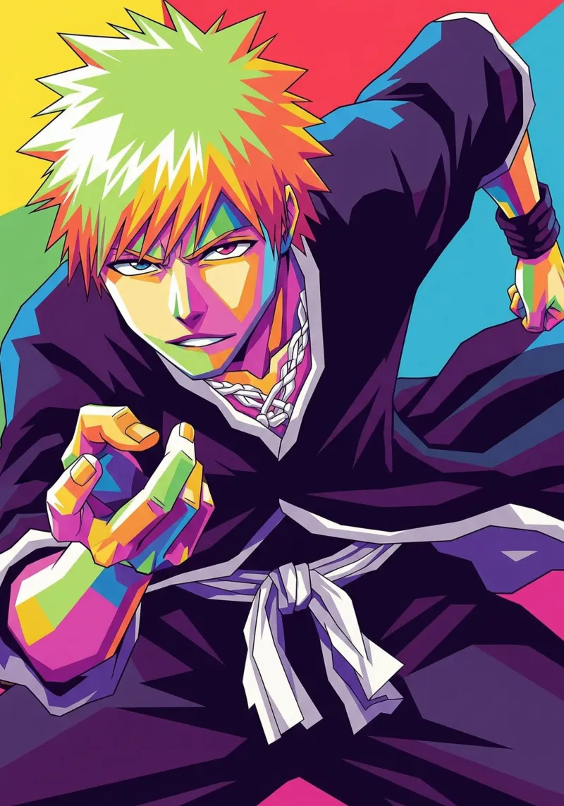 Ichigo Kurosaki - Bleach (10) alu-dibond by Hantamrata
