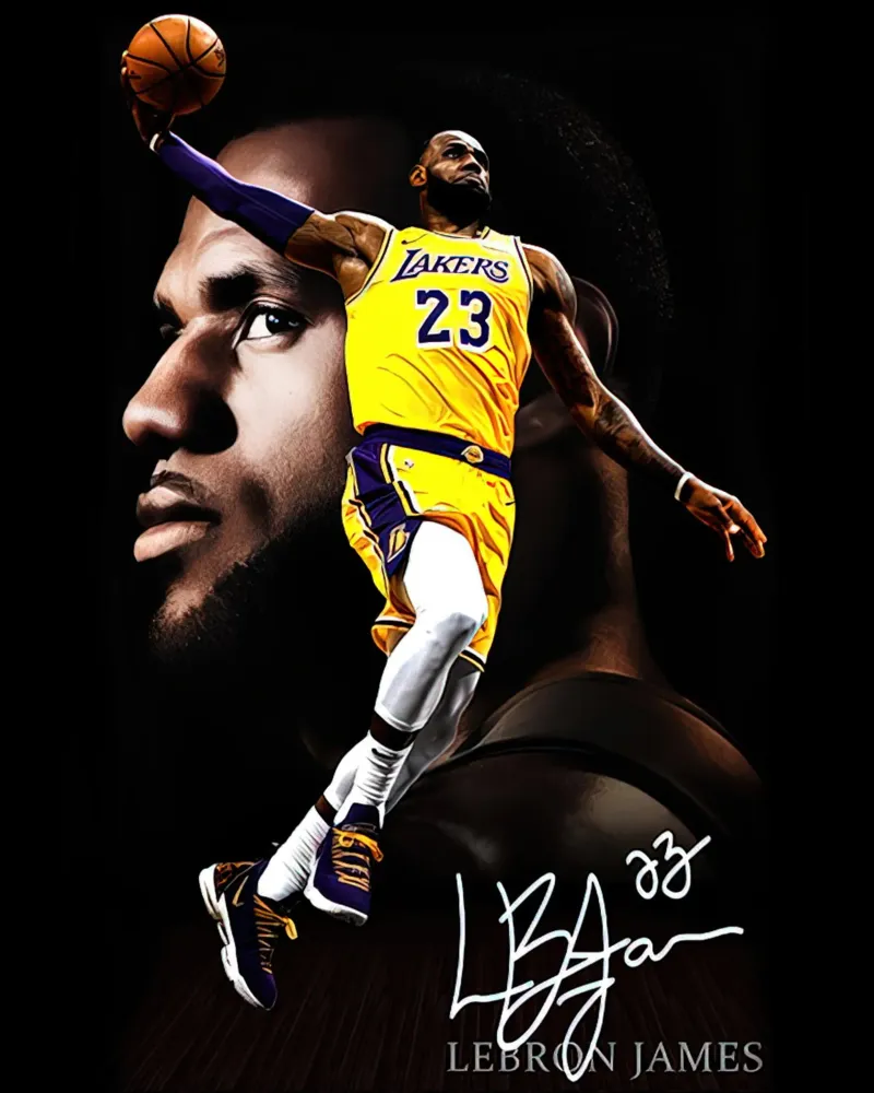 23 Lebron James pellicola backlit da willtahuyshop
