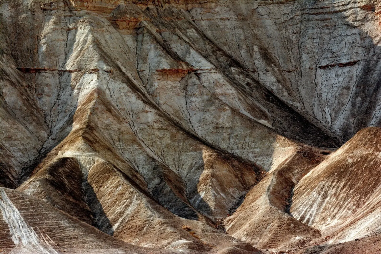 Mountains of the Judean Desert 3 backlit film by Tal Paz-Fridman
