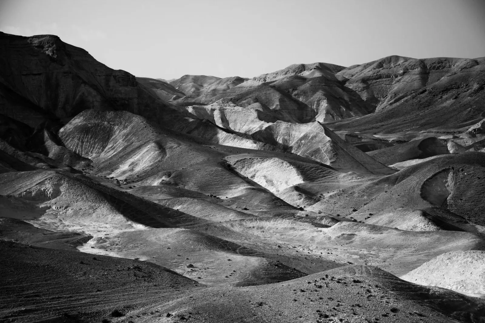 Mountains of the Judean Desert 4 canvas with Floater frame by Tal Paz-Fridman