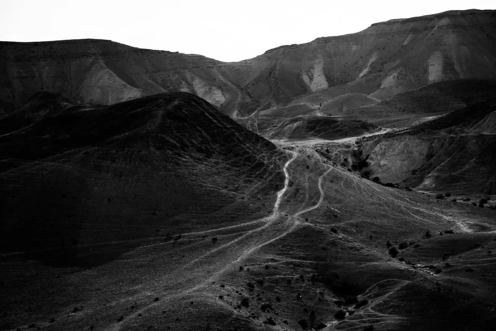 Montagne del deserto di Giudea 5 plexiglass da Tal Paz-Fridman