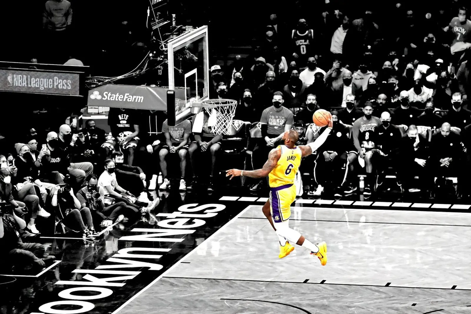 Lebron schiaccia pellicola backlit da willtahuyshop