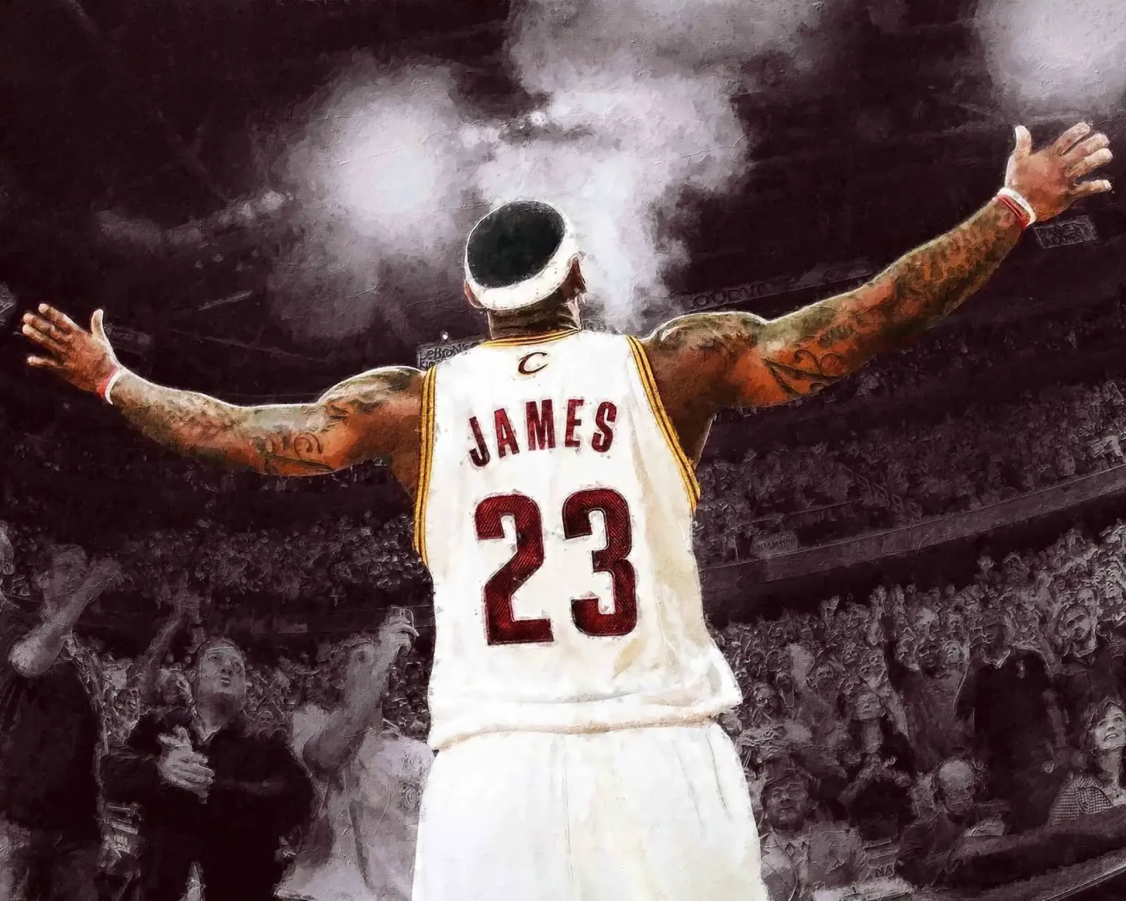 Lebron James 23 pellicola backlit da willtahuyshop
