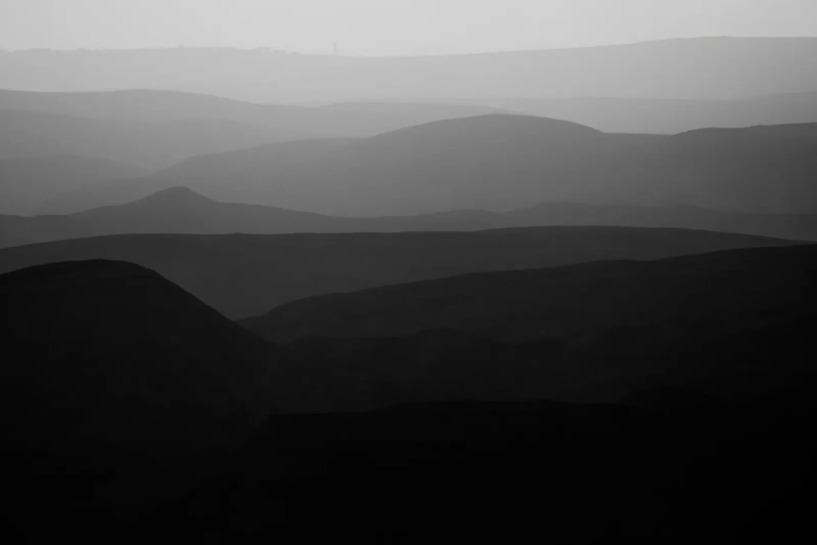 Mountains of the Judean Desert 9 canvas with Floater frame by Tal Paz-Fridman