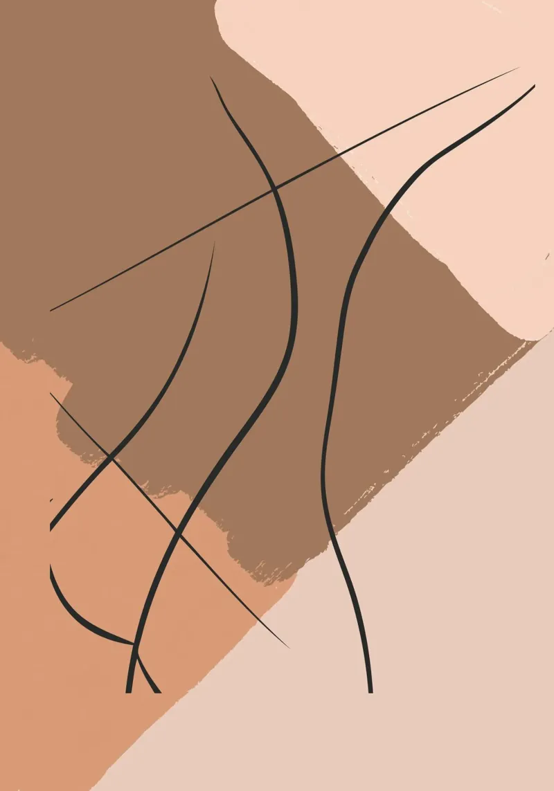 abstract body lines carta hahnemühle da vintageshop