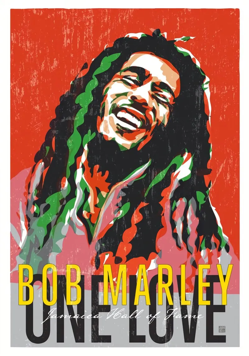 L'unico amore Bob Marley carta hahnemühle da MULTIMEDIA ARTWORK