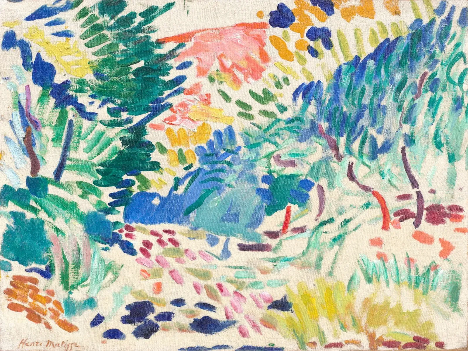 Landscape at Collioure by Henri Matisse carta hahnemühle da apoloprints