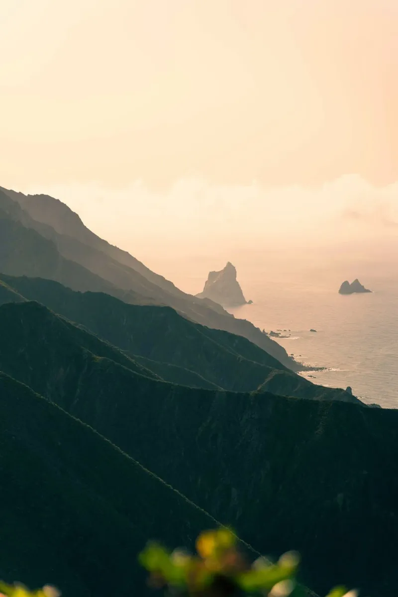 mountains sea canvas by Earthly Visions