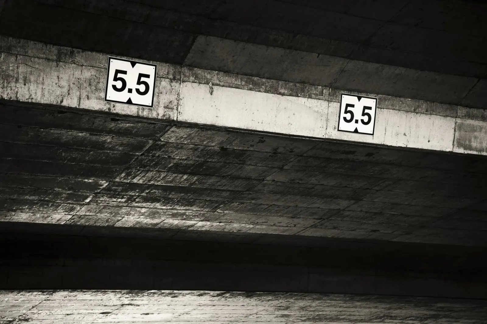 Under the Bridge canvas with Floater frame by Tal Paz-Fridman