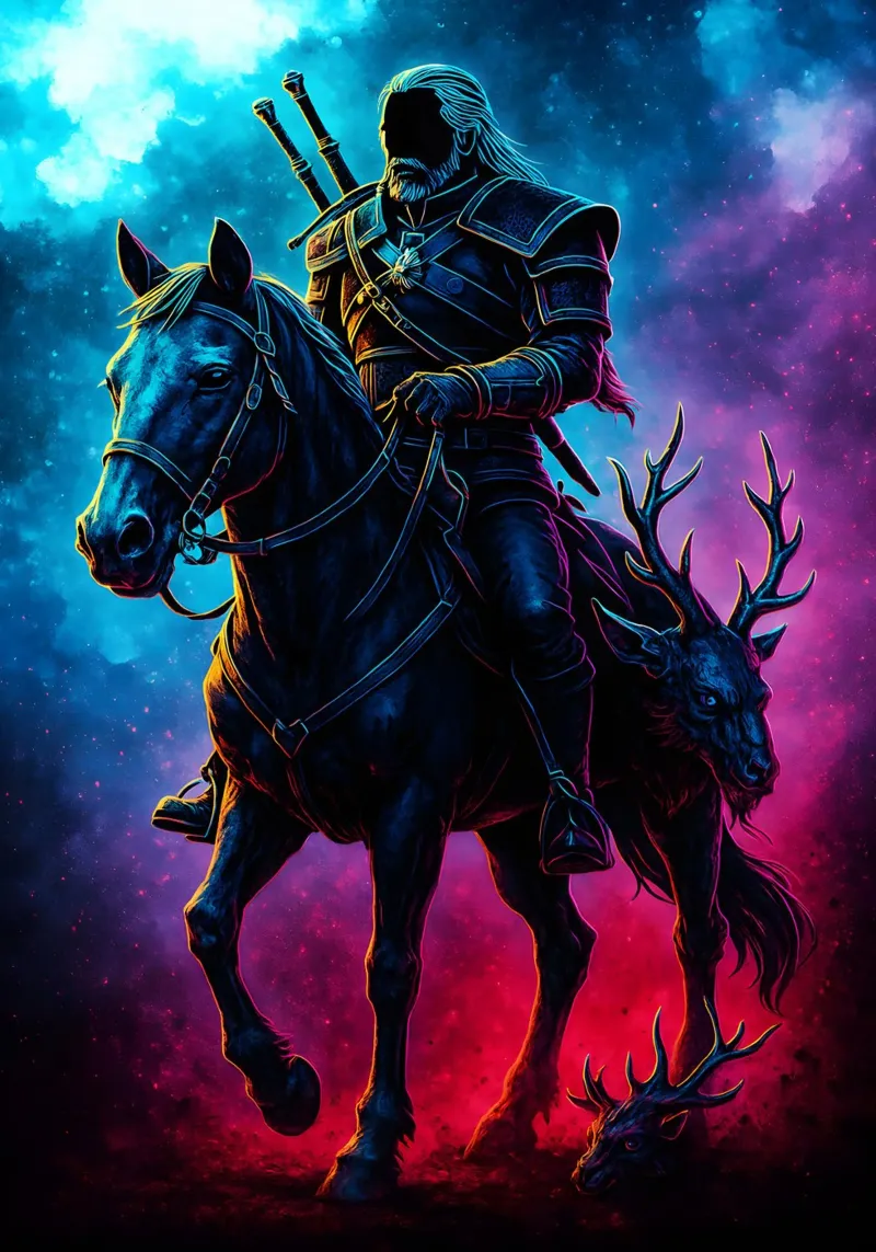 Soul Of The Witcher alluminio dibond da DGSoulheroes