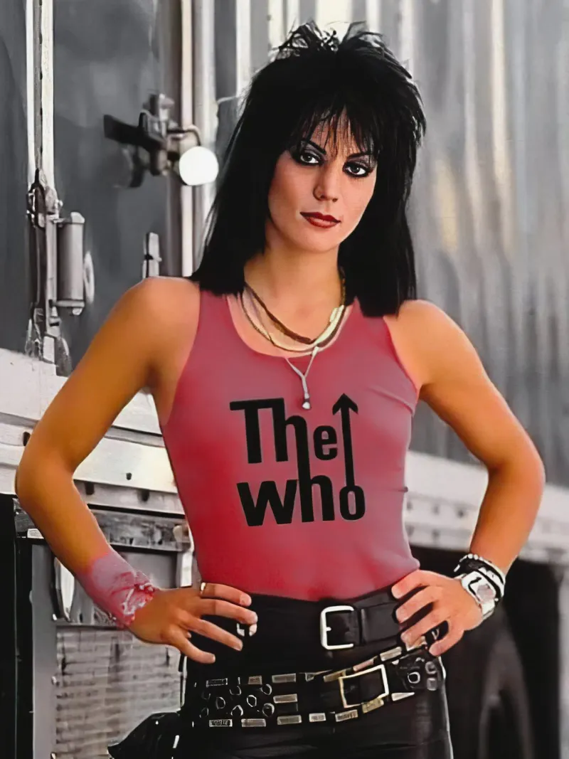Joan Jett poster with aluminum frame by Musadad Shop