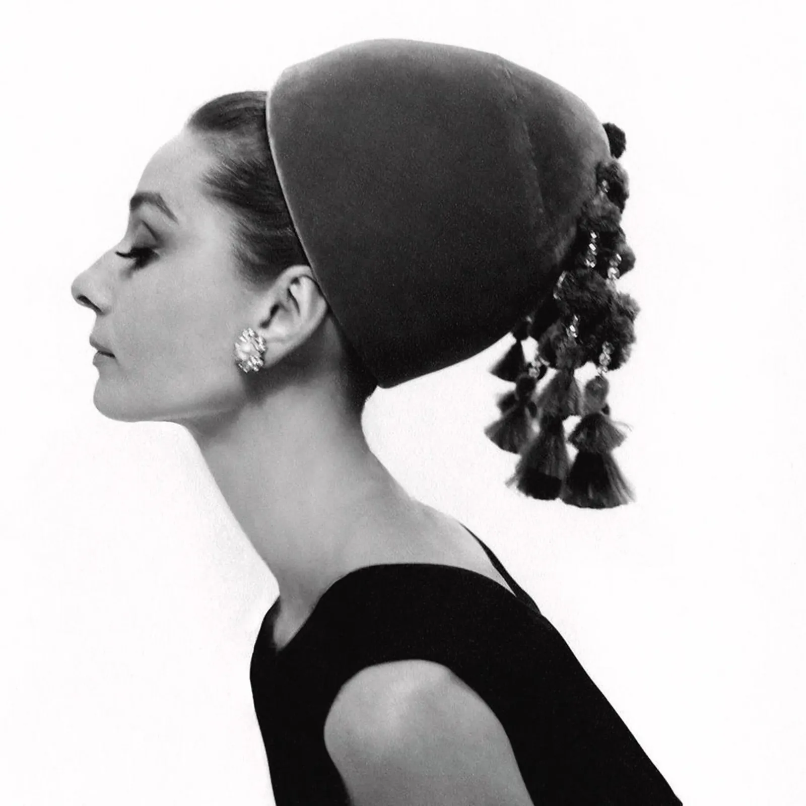 Audrey Hepburn indossa Givenchy pellicola backlit da BarbarArt