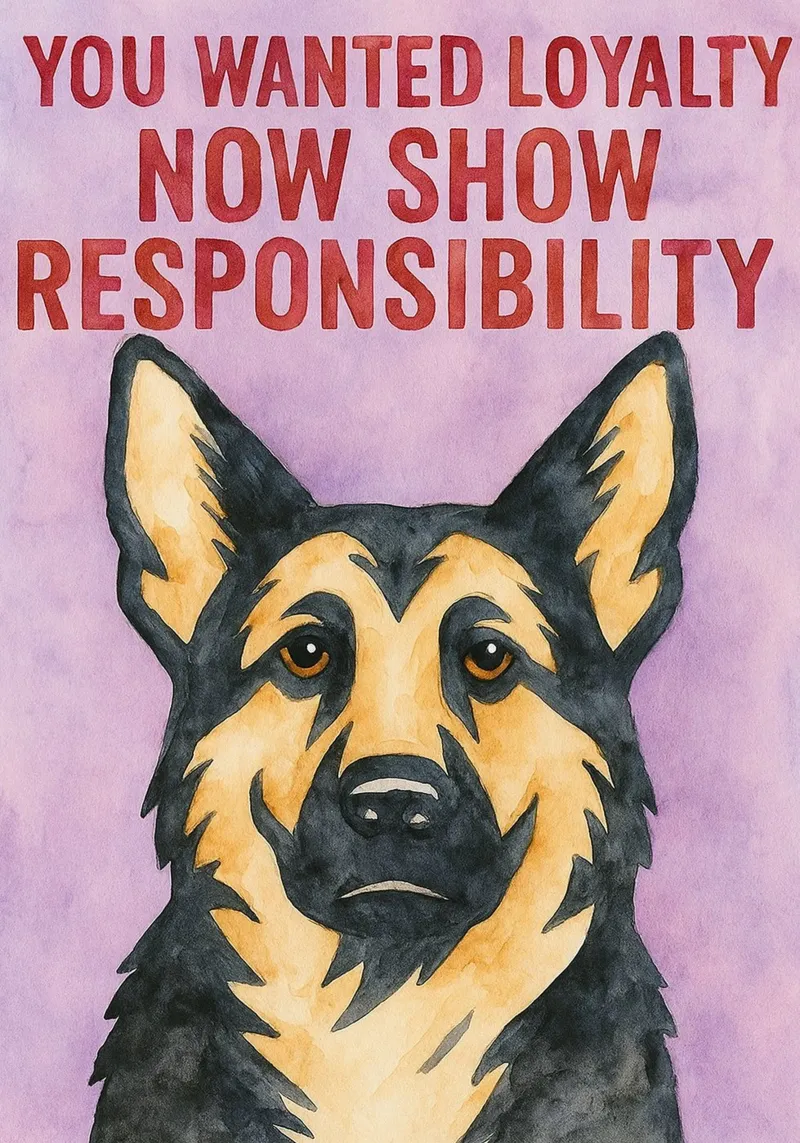now show resposibility dog art drawing canvas with Floater frame by pasadenan
