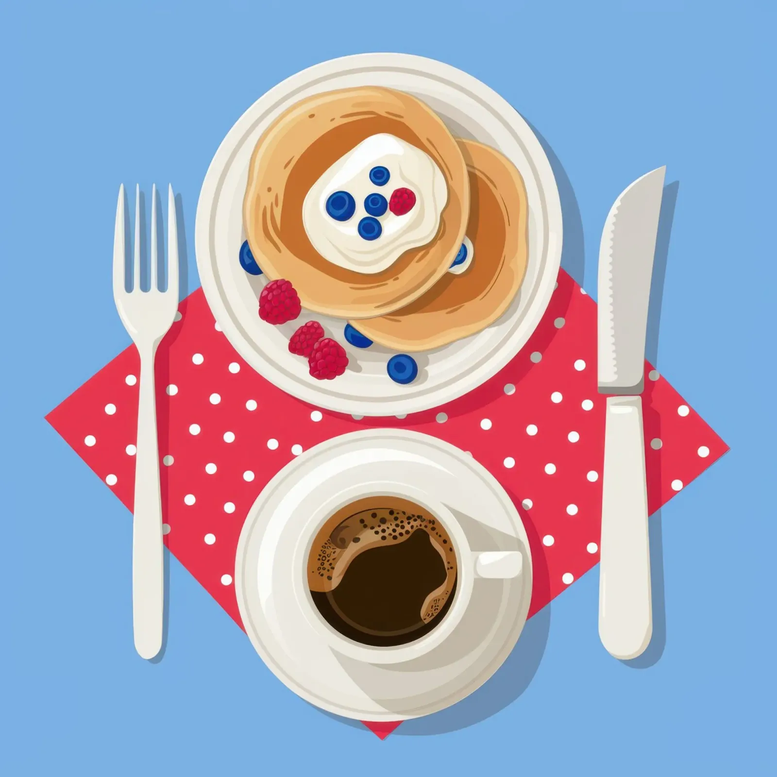 Pancake e caffè plexiglass da Mark Solaria