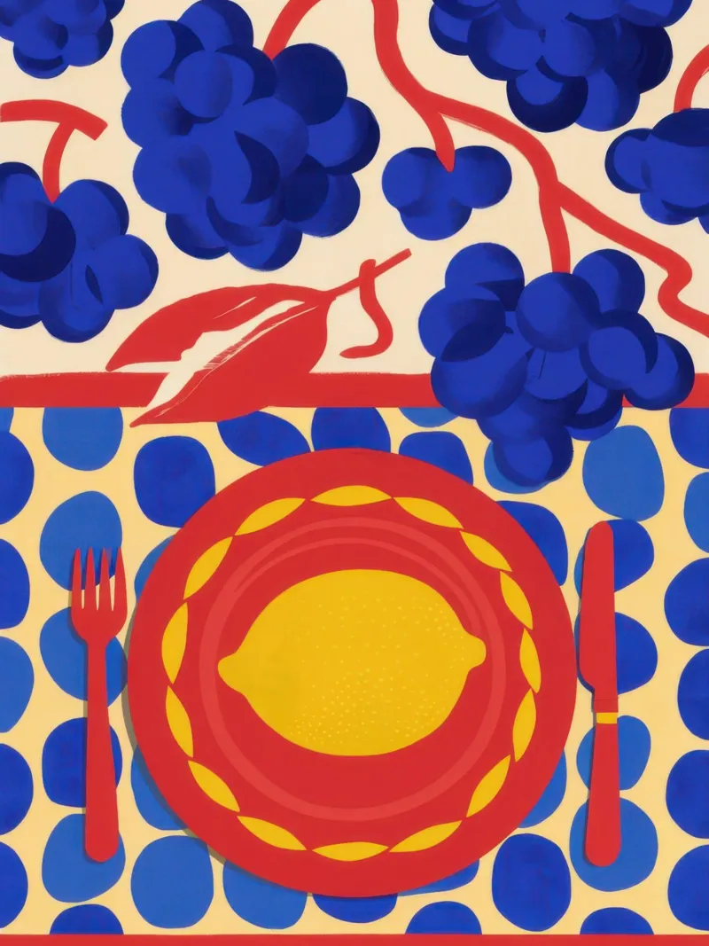 Zitrone-Sonne-Muster Poster von Selene Shade